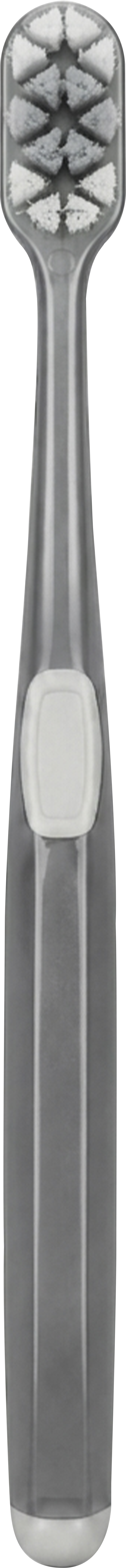 Soft Gray Dentolean toothbrush